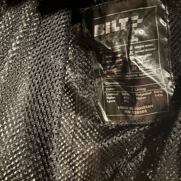 BILT Motorcycle Padded Racing Jacket - Picture 4 of 4